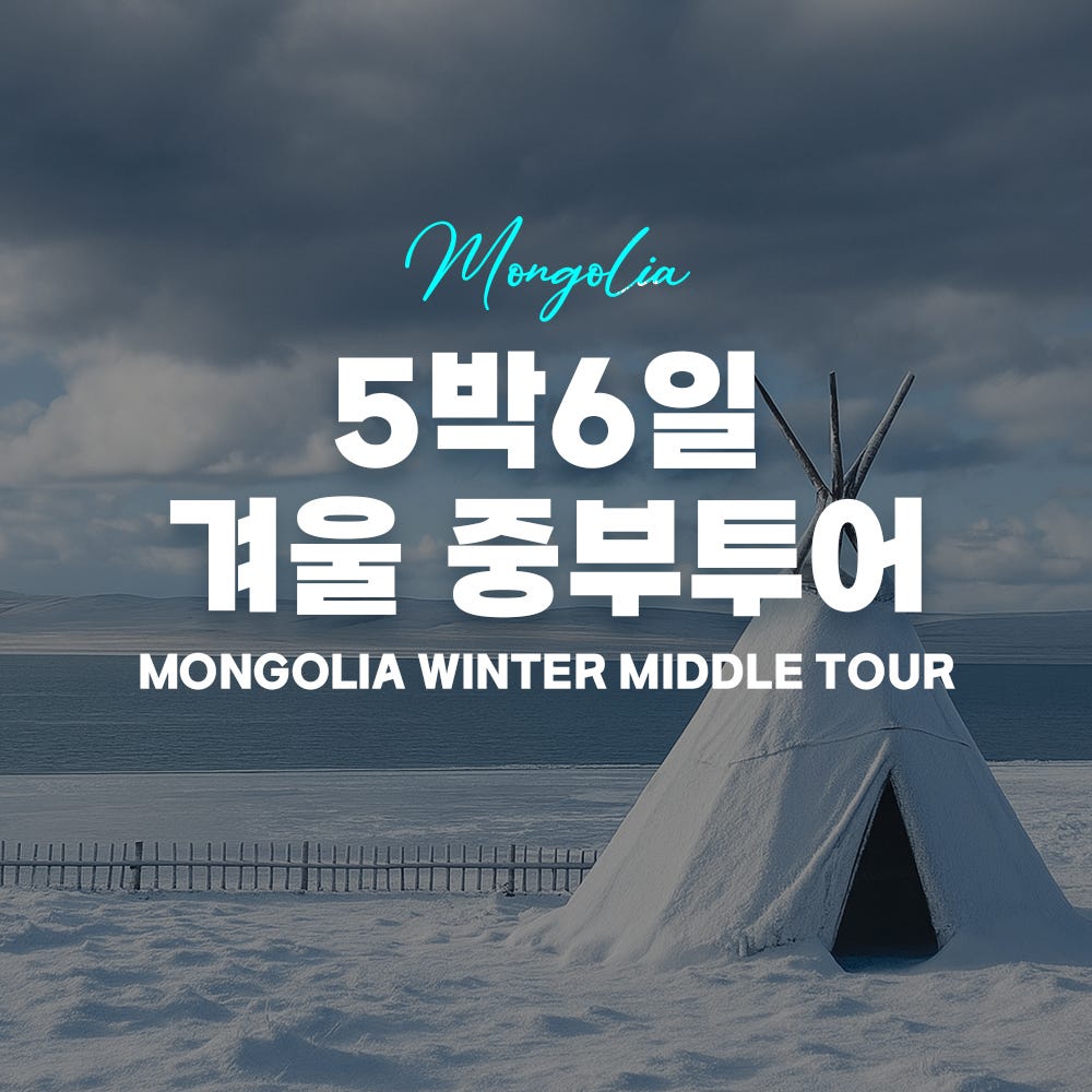 [몽골]  5박 6일 겨울 중부투어